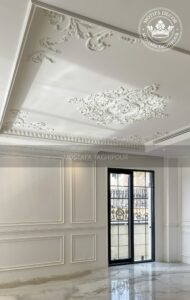 اجرای گچبری کلاسیک و نئوکلاسیک پروژه ویلایی لواسان