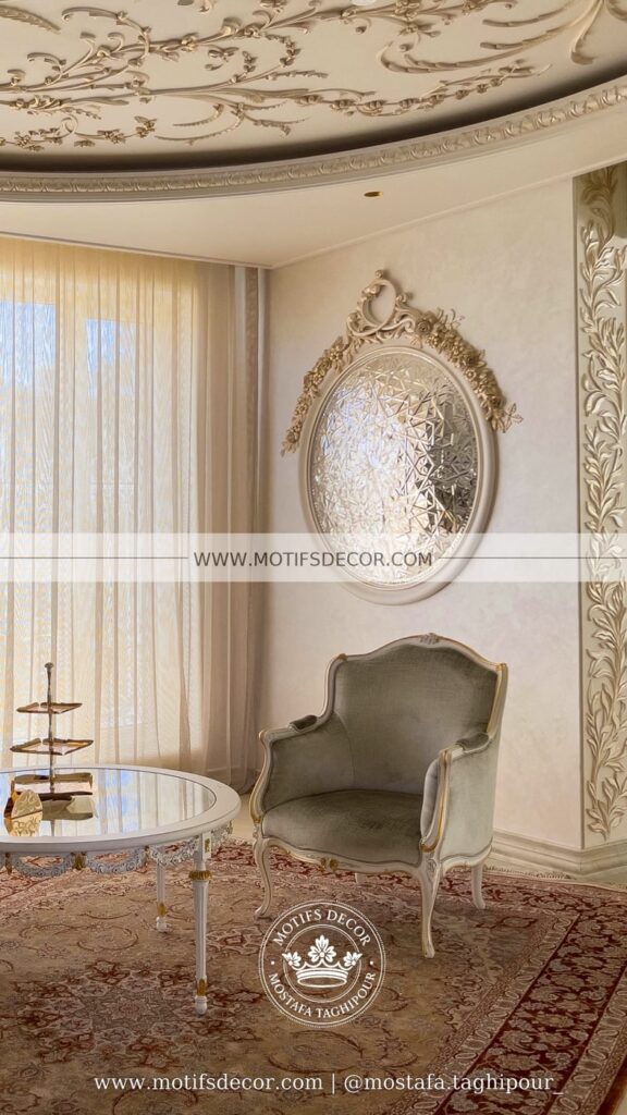 گچبری حرفه ای تقی پور موتیف دکور Motif decor